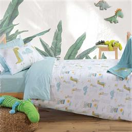 ΠΑΠΛΩΜΑΤΟΘΗΚΗ ΜΟΝΗ (ΣΕΤ 160X240) 2 ΟΨΕΩΝ NEF-NEF HOMEWARE JUNIOR DINO DRAGON TIME NEF NEF
