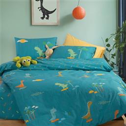 ΠΑΠΛΩΜΑΤΟΘΗΚΗ ΜΟΝΗ (ΣΕΤ 160X240) 2 ΟΨΕΩΝ NEF-NEF HOMEWARE JUNIOR DINOS ON WHEELS NEF NEF