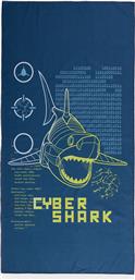 ΠΑΙΔΙΚΗ ΠΕΤΣΕΤΑ ΘΑΛΑΣΣΗΣ MICROFIBER (75X150) NEF-NEF HOMEWARE CYBER SHARK NEF NEF