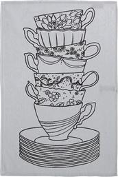 ΠΕΤΣΕΤΑ ΚΟΥΖΙΝΑΣ (40X60) NEF-NEF HOMEWARE MY CUP OF TEA GREY NEF NEF