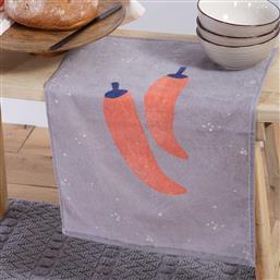 ΠΕΤΣΕΤΑ ΚΟΥΖΙΝΑΣ (40X60) NEF-NEF HOMEWARE PEPPERS GREY NEF NEF