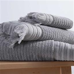 ΠΕΤΣΕΤΑ ΣΩΜΑΤΟΣ (70X140) NEF-NEF HOMEWARE SATTI GREY 500GSM NEF NEF