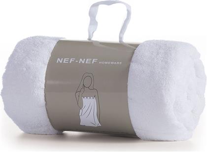 ΠΕΤΣΕΤΑ ΣΩΜΑΤΟΣ ΜΕ ΚΟΥΜΠΙΑ (80X146) NEF-NEF HOMEWARE SANDY WHITE 400GSM NEF NEF από το SPITISHOP