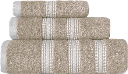 ΠΕΤΣΕΤΕΣ ΜΠΑΝΙΟΥ (ΣΕΤ 3ΤΜΧ) NEF-NEF HOMEWARE PROMISE BEIGE 480GSM NEF NEF