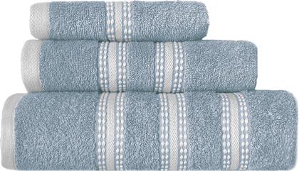 ΠΕΤΣΕΤΕΣ ΜΠΑΝΙΟΥ (ΣΕΤ 3ΤΜΧ) NEF-NEF HOMEWARE PROMISE DUSTY AQUA 480GSM NEF NEF