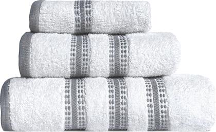 ΠΕΤΣΕΤΕΣ ΜΠΑΝΙΟΥ (ΣΕΤ 3ΤΜΧ) NEF-NEF HOMEWARE PROMISE WHITE 480GSM NEF NEF