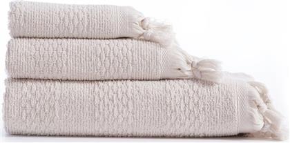 ΠΕΤΣΕΤΕΣ ΜΠΑΝΙΟΥ (ΣΕΤ 3ΤΜΧ) NEF-NEF HOMEWARE SERENITY OUTLAST ECRU 550GSM NEF NEF