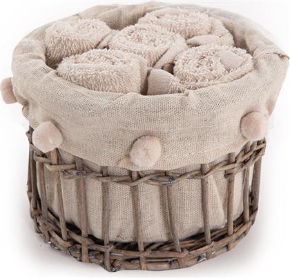 ΠΕΤΣΕΤΕΣ ΔΩΡΟΥ (ΣΕΤ 5ΤΜΧ) NEF-NEF HOMEWARE PLEASE BEIGE 300GSM NEF NEF