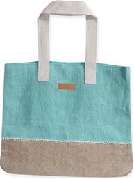 ΨΑΘΙΝΗ ΤΣΑΝΤΑ ΘΑΛΑΣΣΗΣ (45X38) NEF-NEF HOMEWARE AURON TURQUOISE NEF NEF