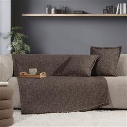 ΡΙΧΤΑΡΙ ΔΙΘΕΣΙΟΥ ΚΑΝΑΠΕ (170X250) NEF-NEF HOMEWARE ALAMO 25 BROWN NEF NEF