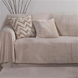 ΡΙΧΤΑΡΙ ΔΙΘΕΣΙΟΥ ΚΑΝΑΠΕ FLEECE (180X250) NEF-NEF HOMEWARE DAKARI ECRU NEF NEF