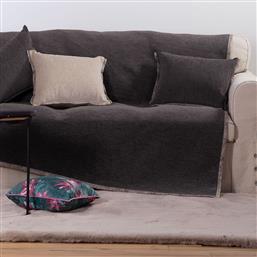 ΡΙΧΤΑΡΙ ΤΡΙΘΕΣΙΟΥ ΚΑΝΑΠΕ 2 ΟΨΕΩΝ (180X300) NEF-NEF HOMEWARE TANGER NEW GRAFFITE/ECRU NEF NEF