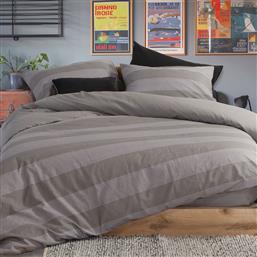 ΣΕΝΤΟΝΙΑ ΜΟΝΑ (ΣΕΤ) NEF-NEF HOMEWARE CASUAL STRIPE D.GREY ΧΩΡΙΣ ΛΑΣΤΙΧΟ 170X270 ΧΩΡΙΣ ΛΑΣΤΙΧΟ 170X270 NEF NEF