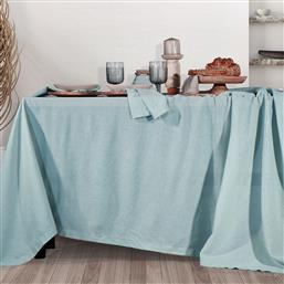 ΤΡΑΠΕΖΟΜΑΝΤΗΛΟ (150X300) NEF-NEF HOMEWARE COTTON LINEN AQUA NEF NEF