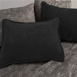 ΖΕΥΓΟΣ ΜΑΞΙΛΑΡΟΘΗΚΕΣ (52X72) NEF-NEF HOMEWARE ELEMENTS BRAVE BLACK NEF NEF