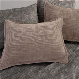 ΖΕΥΓΟΣ ΜΑΞΙΛΑΡΟΘΗΚΕΣ (52X72) NEF-NEF HOMEWARE ELEMENTS BRAVE MOCCA NEF NEF