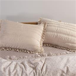 ΖΕΥΓΟΣ ΜΑΞΙΛΑΡΟΘΗΚΕΣ (52X72) NEF-NEF HOMEWARE ELEMENTS SIRION ECRU NEF NEF