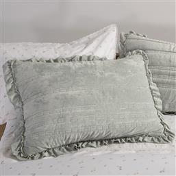 ΖΕΥΓΟΣ ΜΑΞΙΛΑΡΟΘΗΚΕΣ (52X72) NEF-NEF HOMEWARE ELEMENTS SIRION MINT GREY NEF NEF