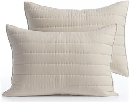 ΖΕΥΓΟΣ ΜΑΞΙΛΑΡΟΘΗΚΕΣ ΚΑΠΙΤΟΝΕ (52X72) NEF-NEF HOMEWARE COLORFULL BEIGE NEF NEF
