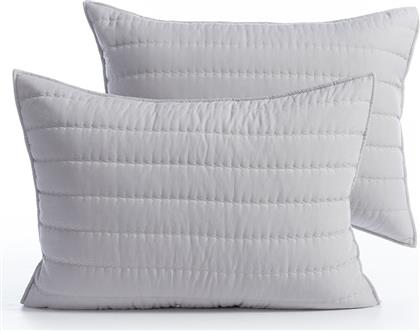 ΖΕΥΓΟΣ ΜΑΞΙΛΑΡΟΘΗΚΕΣ ΚΑΠΙΤΟΝΕ (52X72) NEF-NEF HOMEWARE COLORFULL GREY NEF NEF