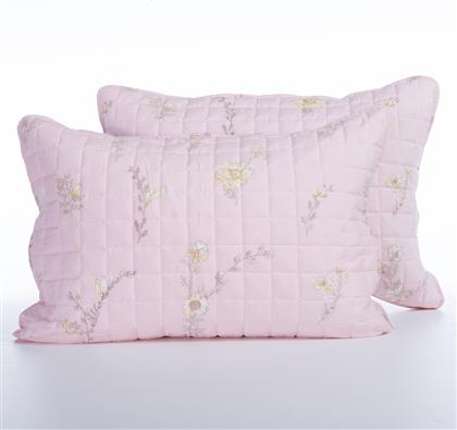 ΖΕΥΓΟΣ ΜΑΞΙΛΑΡΟΘΗΚΕΣ ΚΑΠΙΤΟΝΕ (52X72) NEF-NEF HOMEWARE SMART IRIDA PINK NEF NEF