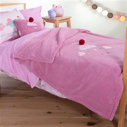 ΚΟΥΒΕΡΤΑ FLEECE 130X180 TWEET SO SWEET-LOVELY ROSE (130X180) NEF NEF