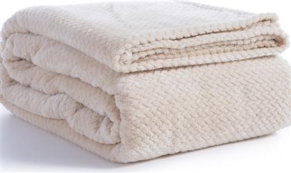 ΚΟΥΒΕΡΤΑ FLEECE ΥΠΕΡΔΙΠΛΗ 220X240 WORTH ECRU (220X240) NEF NEF