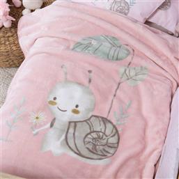 ΚΟΥΒΕΡΤΑ ΒΕΛΟΥΤΕ ΑΓΚΑΛΙΑΣ (75X100) NEF-NEF BABY CUTE SNAIL NEF NEF