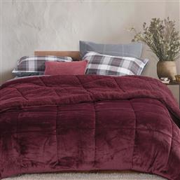 ΚΟΥΒΕΡΤΟΠΑΠΛΩΜΑ ΥΠΕΡΔΙΠΛΟ 240X220 SINGULAR BORDO (240X220) NEF NEF