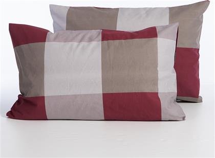 ΜΑΞΙΛΑΡΟΘΗΚΗ ΤΕΜΑΧΙΟ 52X72 CASUAL CHECK BORDO (52X72) NEF NEF