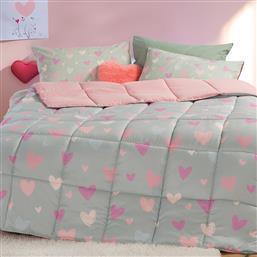 ΠΑΠΛΩΜΑ ΜΟΝΟ 160X220 HEARTS ATTACK PINK (160X220) NEF NEF