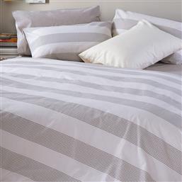 ΠΑΠΛΩΜΑΤΟΘΗΚΗ ΥΠΕΡΔΙΠΛΗ (ΣΕΤ) 240X230 CASUAL STRIPE ECRU (240X230) NEF NEF