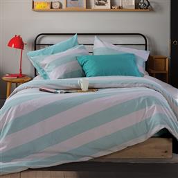ΠΑΠΛΩΜΑΤΟΘΗΚΗ ΥΠΕΡΔΙΠΛΗ (ΣΕΤ) 240X230 CASUAL STRIPE PETROL (240X230) NEF NEF