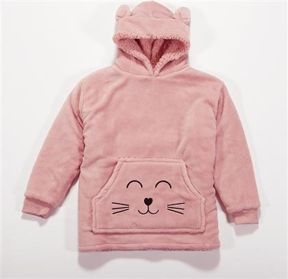 PONCHO SMILING CAT PINK NEF NEF