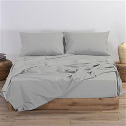 ΣΕΝΤΟΝΙ ΜΕΜΟΝΩΜΕΝΟ KING SIZE 180X200+35 BASIC 1212-SILVER GREY ΜΕ ΛΑΣΤΙΧΟ (180X200+35) NEF NEF