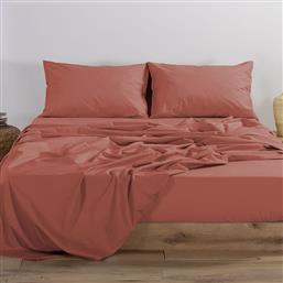 ΣΕΝΤΟΝΙ ΜΕΜΟΝΩΜΕΝΟ KING SIZE 180X200+35 BASIC 1217-TERACOTTA ΜΕ ΛΑΣΤΙΧΟ (180X200+35) NEF NEF