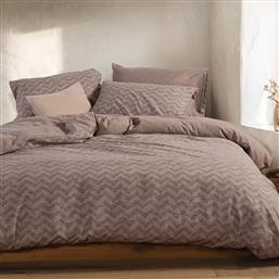 ΣΕΝΤΟΝΙΑ ΦΑΝΕΛΕΝΙΑ KING SIZE (ΣΕΤ) 180X200+32 OTRANDO MOCCA ΧΩΡΙΣ ΛΑΣΤΙΧΟ (180X200+32) NEF NEF