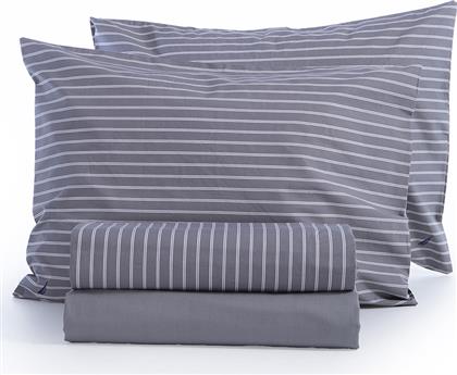 ΣΕΝΤΟΝΙΑ KING SIZE (ΣΕΤ) 280X270 NAUTICA NAU COAST GREY ΧΩΡΙΣ ΛΑΣΤΙΧΟ (280X270) NEF NEF