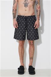 ΜΑΓΙΟ ALL-OVER MICRO BOLTS SWIM LONG SHORTS ΧΡΩΜΑ: ΜΑΥΡΟ, MY58026B-Y068-524N NEIL BARRETT