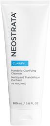 CLARIFY MANDELIC CLARIFYING FACIAL GEL CLEANSER 4% PHA GEL ΚΑΘΑΡΙΣΜΟΥ ΠΡΟΣΩΠΟΥ ΚΑΤΑΛΛΗΛΟ ΓΙΑ ΛΙΠΑΡΟ Η ΜΕ ΤΑΣΗ ΑΚΜΗΣ ΔΕΡΜΑ 200ML NEOSTRATA