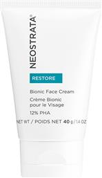 RESTORE BIONIC FACE CREAM 12% PHA ΕΝΥΔΑΤΙΚΗ ΚΡΕΜΑ ΠΡΟΣΩΠΟΥ ΠΛΟΥΣΙΑΣ ΥΦΗΣ ΚΑΤΑΛΛΗΛΗ ΓΙΑ ΕΥΑΙΣΘΗΤΕΣ & ΔΥΣΑΝΕΚΤΙΚΕΣ ΕΠΙΔΕΡΜΙΔΕΣ 40G NEOSTRATA