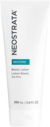 RESTORE BIONIC LOTION FOR FACE & BODY 15% PHA ΕΝΥΔΑΤΙΚΗ ΛΟΣΙΟΝ ΠΡΟΣΩΠΟΥ ΚΑΤΑΛΛΗΛΗ ΓΙΑ ΕΥΑΙΣΘΗΤΕΣ & ΔΥΣΑΝΕΚΤΙΚΕΣ ΕΠΙΔΕΡΜΙΔΕΣ 200ML NEOSTRATA