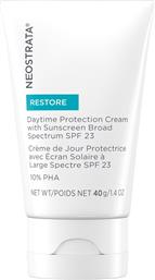 RESTORE DAYTIME PROTECTION CREAM SPF23 ΕΝΥΔΑΤΙΚΗ, ΑΝΤΙΓΗΡΑΝΤΚΗ ΚΡΕΜΑ ΠΡΟΣΩΠΟΥ ΜΕ ΑΝΤΗΛΙΑΚΗ ΠΡΟΣΤΑΣΙΑ, ΚΑΤΑΛΛΗΛΗ ΓΙΑ ΕΥΑΙΣΘΗΤΕΣ ΕΠΙΔΕΡΜΙΔΕΣ 40G NEOSTRATA