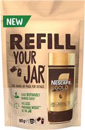 ΣΤΙΓΜΙΑΙΟΣ ΚΑΦΕΣ GOLD REFILL 90G NESCAFE