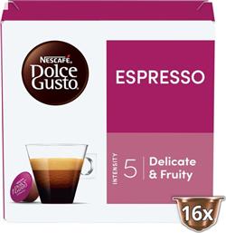 ΚΑΨΟΥΛΕΣ ESPRESSO ΓΙΑ ΜΗΧΑΝΗ NESCAFE DOLCE GUSTO (16 ΤΕΜ) NESTLE