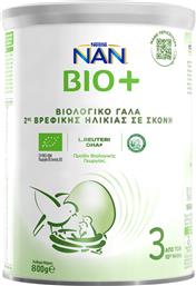 NAN ΒΙΟ+ 3 ΒΙΟΛΟΓΙΚΟ ΑΓΕΛΑΔΙΝΟ ΒΡΕΦΙΚΟ ΓΑΛΑ ΣΕ ΣΚΟΝΗ ΚΑΤΑΛΛΗΛΟ ΑΠΟ ΤΟΝ 10° ΜΗΝΑ 800G NESTLE