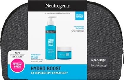 PROMO HYDRO BOOST WATER GEL CLEANSER 200ML & HYDRO BOOST WATER GEL 50ML & ΔΩΡΟ SUN OF A BEACH LIMITED EDITION ΝΕΣΕΣΕΡ 1 ΤΕΜΑΧΙΟ NEUTROGENA