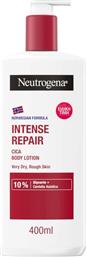 PROMO INTENSE REPAIR CICA BODY LOTION ΚΡΕΜΑ ΣΩΜΑΤΟΣ ΕΝΤΑΤΙΚΗΣ ΕΝΥΔΑΤΩΣΗΣ & ΕΠΑΝΟΡΘΩΣΗΣ ΜΕ ΑΝΤΛΙΑ 400ML NEUTROGENA