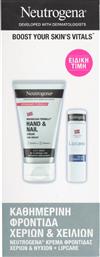 PROMO NORWEGIAN FORMULA HAND & NAIL NON GREASY CREAM 75ML & NORWEGIAN FORMULA LIPCARE STICK 4,8G NEUTROGENA