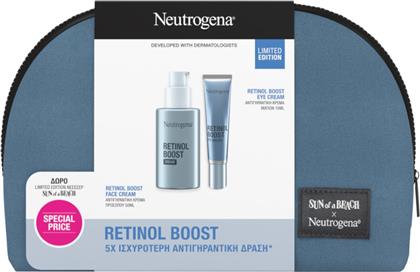 PROMO RETINOL BOOST FACE CREAM 50ML & EYE CREAM 15ML & ΔΩΡΟ SUN OF A BEACH LIMITED EDITION ΝΕΣΕΣΕΡ 1 ΤΕΜΑΧΙΟ NEUTROGENA